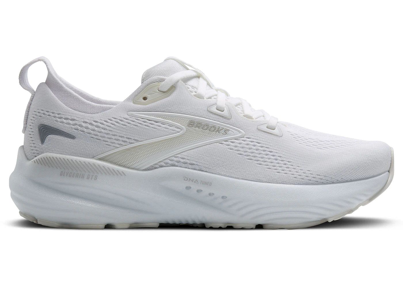 Brooks Glycerin GTS 22 White White Grey (Women's)