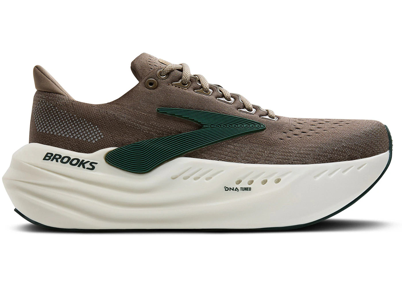 Brooks Glycerin Max Falcon Green London Fog - vue 360
