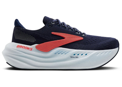 Brooks Glycerin Max Peacoat Blue Ribbon Hot Coral (Women's) - authentic Brooks sneakers