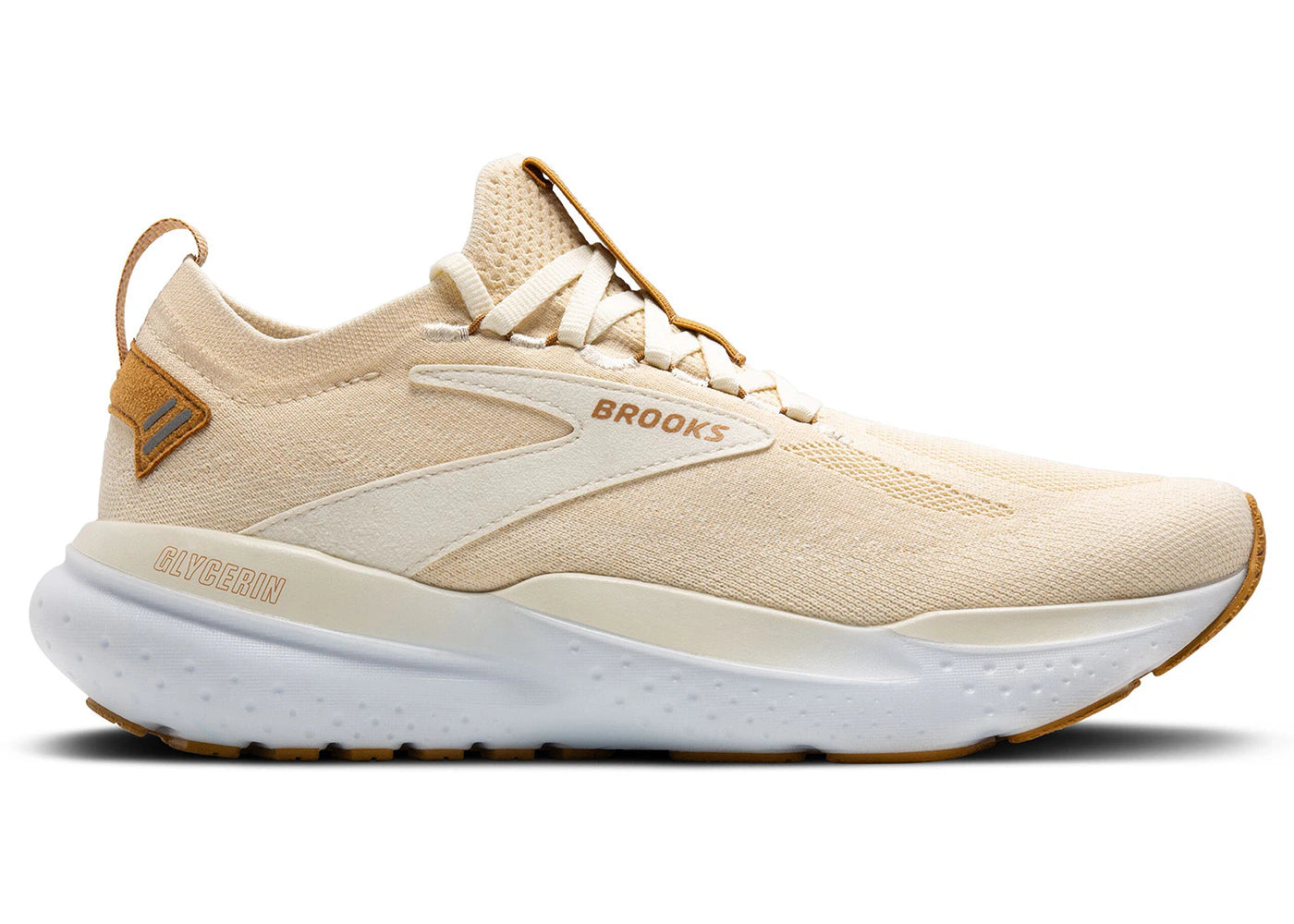 Brooks Glycerin StealthFit 21 Marshmallow Cream Biscuit (Women's)