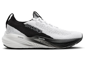 Brooks Glycerin StealthFit 22 White Grey Black (Women's) - vue 360