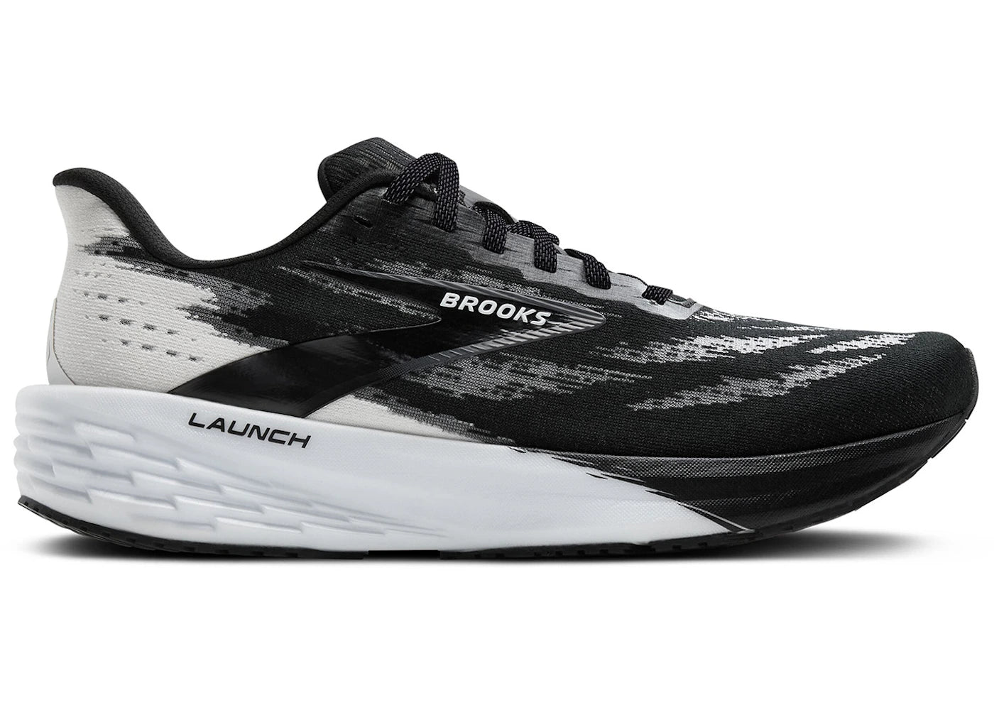 Brooks Launch 11 Black White (Women's) - vue 360