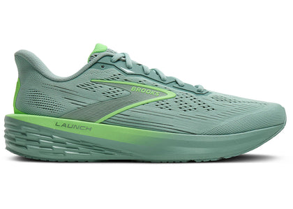 Brooks Launch 12 Grey Mist Green - authentic Brooks sneakers