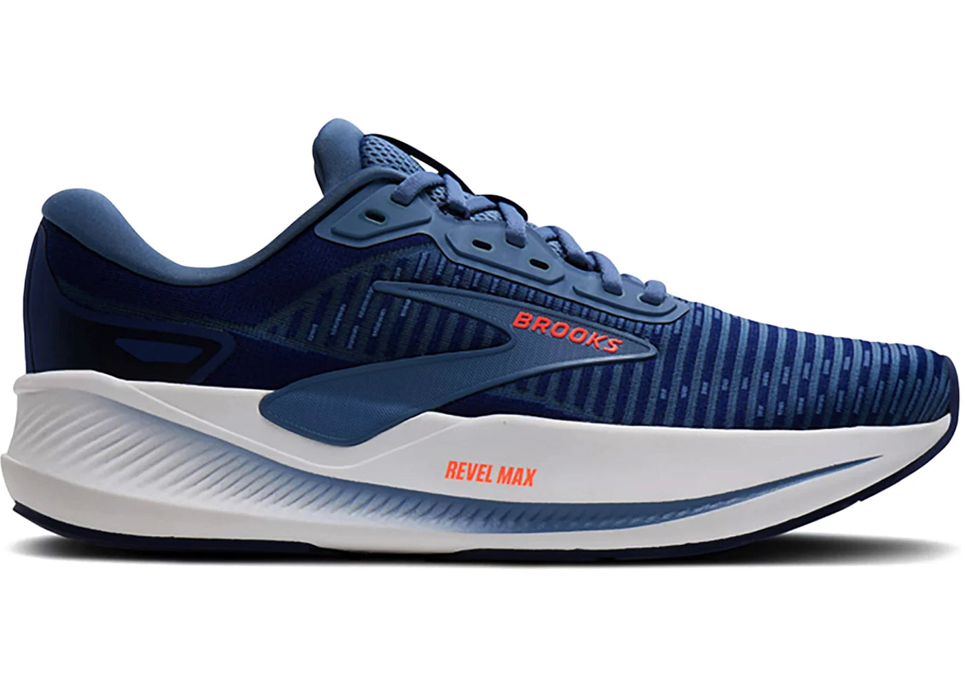 Brooks Revel Max Navy Orange