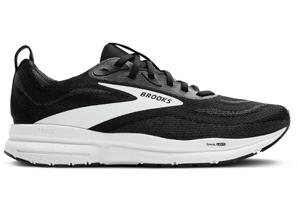 Brooks Trace 4 Black Grey White (Women's) - authentic Brooks sneakers