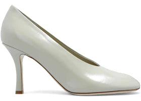 Burberry Almond-Toe Slip-On Pumps Pebble (Women's) - vue 360