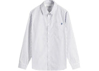 Burberry B Shield Logo Stripe Shirt Iris/Chalk