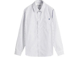 Burberry B Shield Logo Stripe Shirt Iris/Chalk