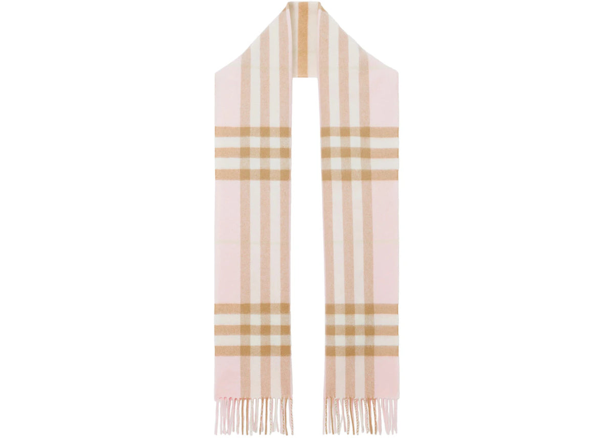 Burberry The Classic Check Cashmere Scarf Alabaster - vue secondaire A
