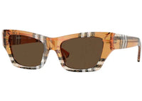Burberry Cat-Eye Sunglasses Check Sand (BE_4441U_414673_52mm)