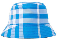 Burberry Check Baseball Cap Blue/White