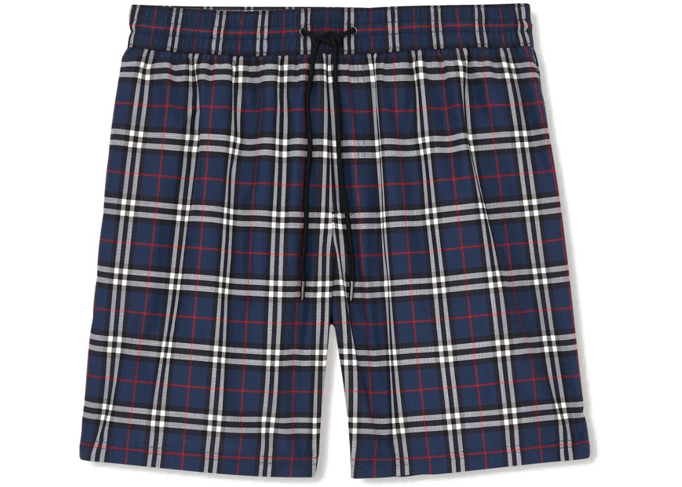 Burberry Check Drawcord Swim Shorts Carbon Blue - vue 360