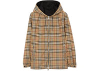 Burberry Check Reversible Hooded Jacket Archive Beige