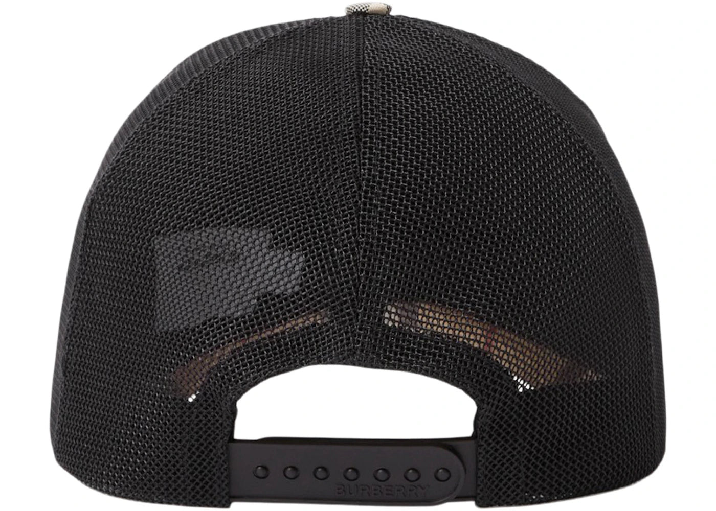 Burberry Check and Mesh Cap Archive Beige - vue secondaire B