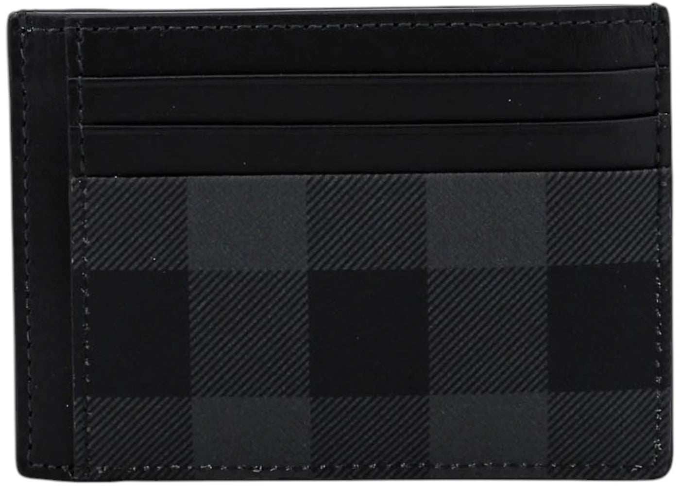 Burberry Coated Canvas Card Holder Black - vue 360