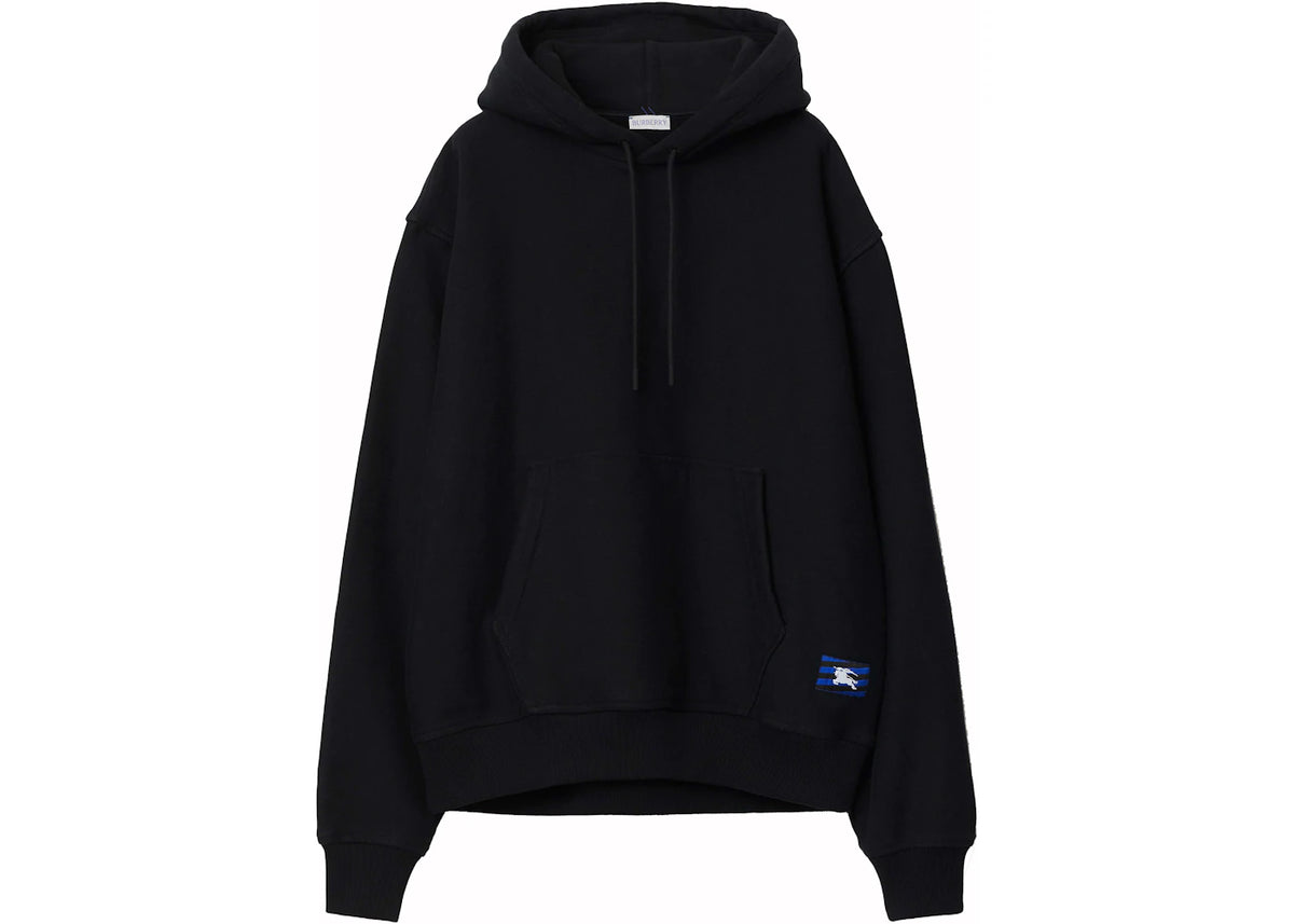 Burberry Cotton Hoodie Black - vue secondaire A