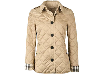 Burberry Diamond Quilted Jacket Beige sneakers - authentic Burberry shoes
