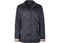 Burberry Diamond Quilted Jacket Navy