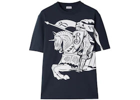 Burberry EKD Cotton T-shirt Storm - vue 360