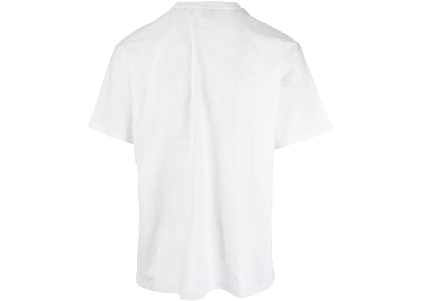 Burberry Embroidered Logo T-Shirt White - vue secondaire B