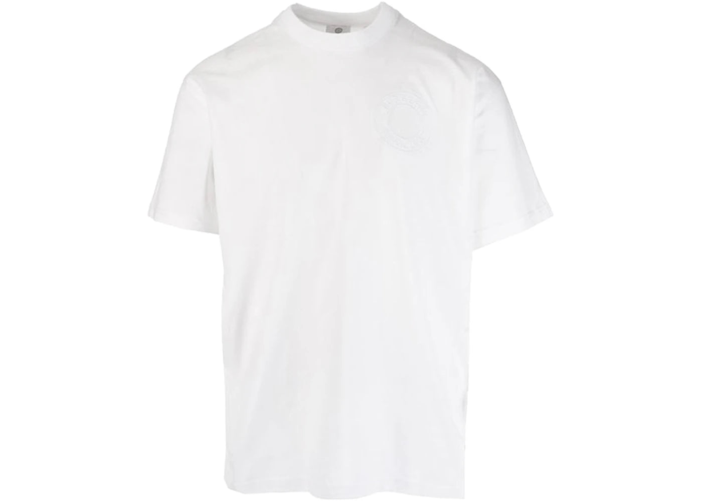 Burberry Embroidered Logo T-Shirt White - vue secondaire A
