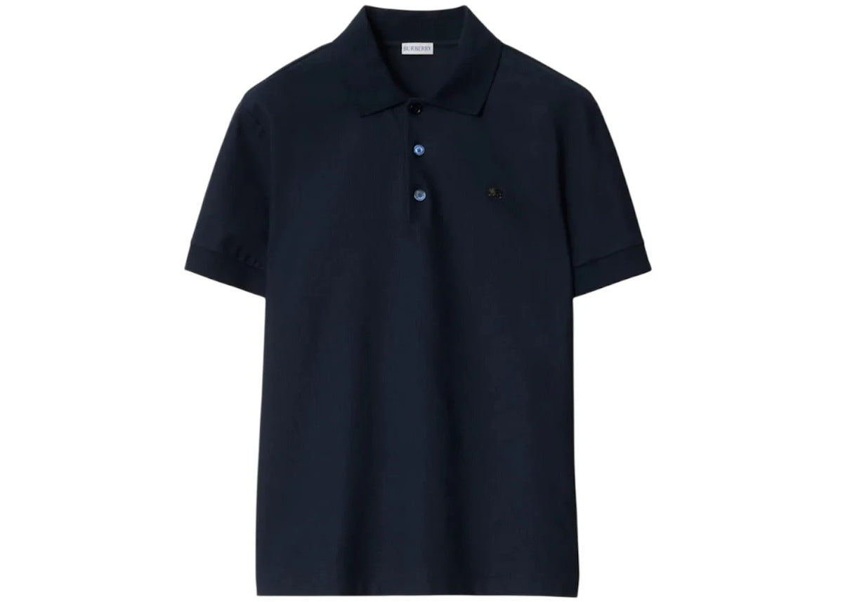 Burberry Evan Cuff Med Polo Shirt Navy - vue secondaire A