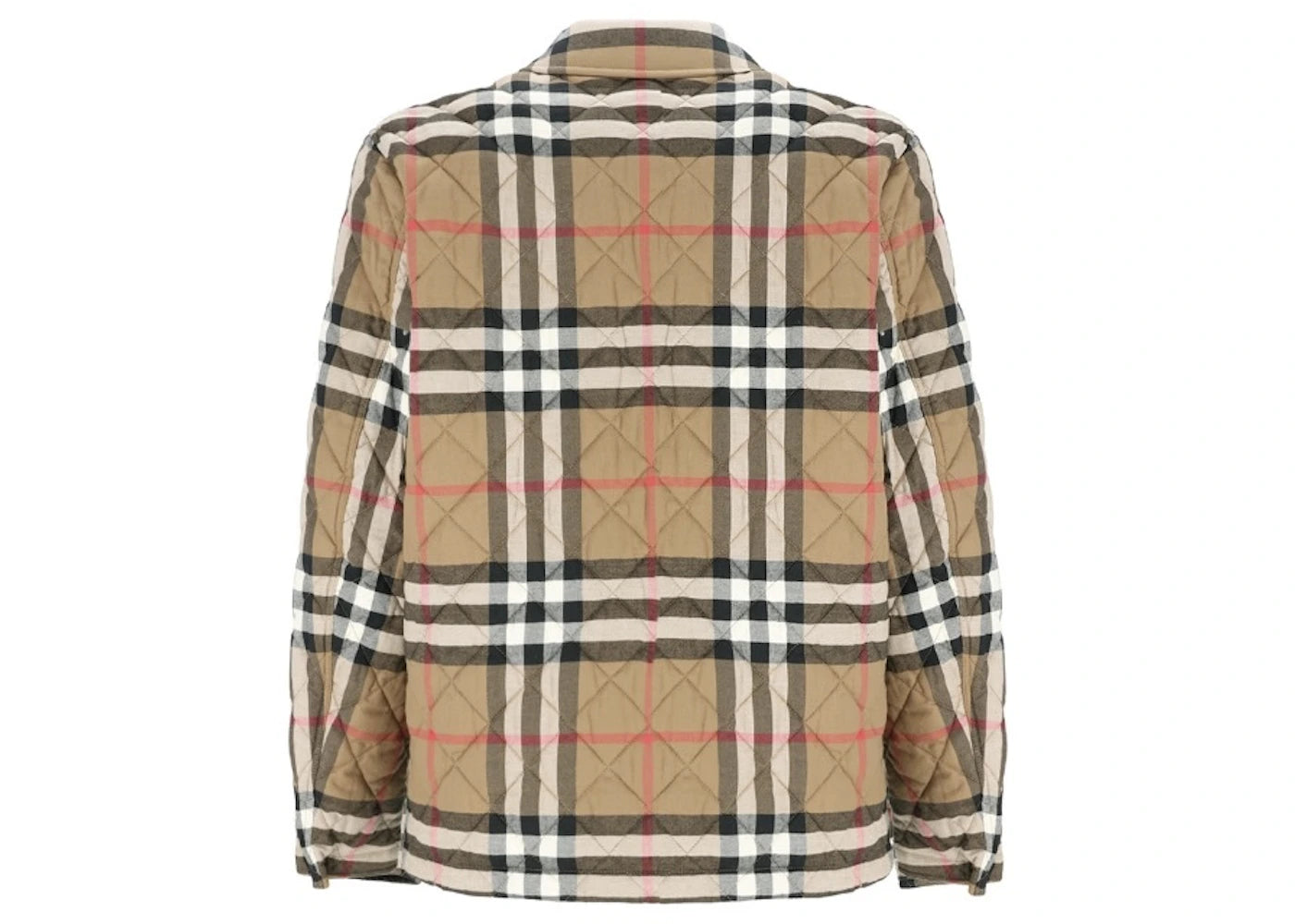 Burberry Forres Diamond Quilted Jacket Taupe Brown - vue secondaire A