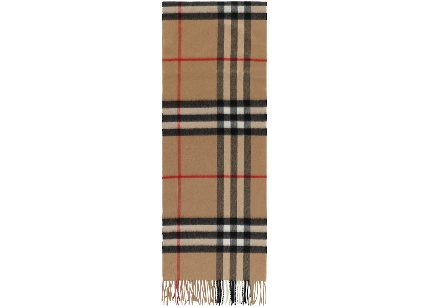 Burberry Giant Check Cashmere Scarf Beige - vue secondaire A