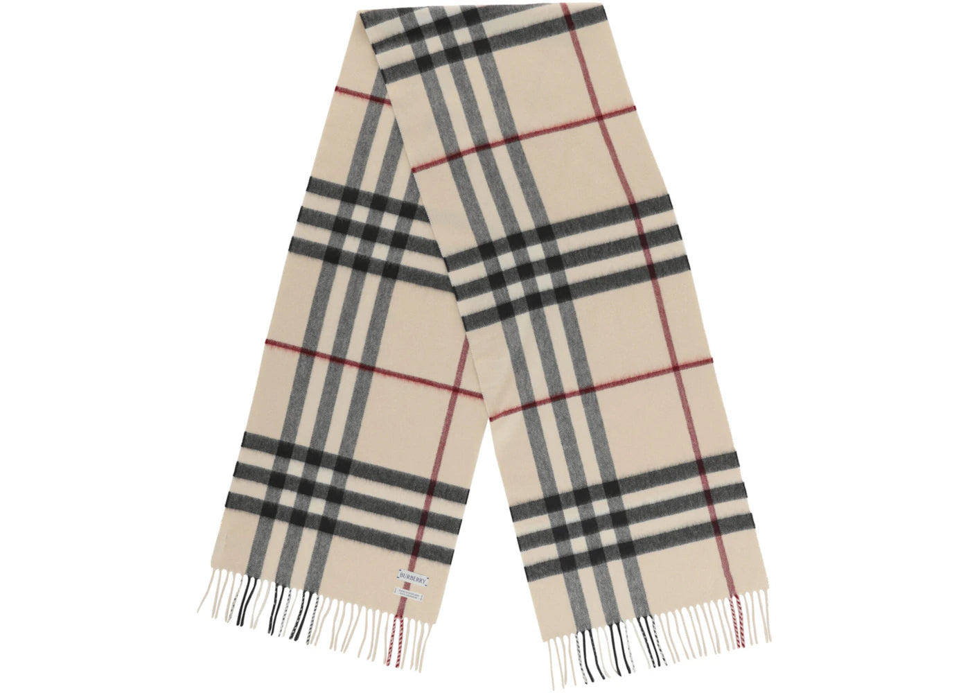 Burberry Giant Check Cashmere Scarf Stone - vue secondaire A