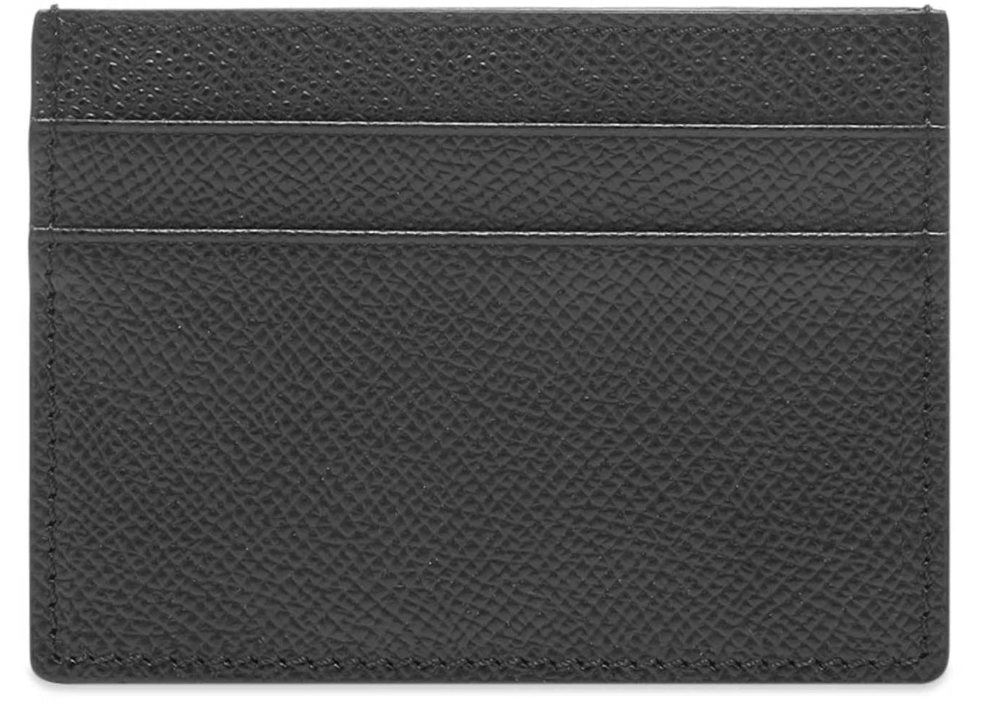 Burberry Grainy Leather Card Case (4 Card Slot) Black - vue secondaire B