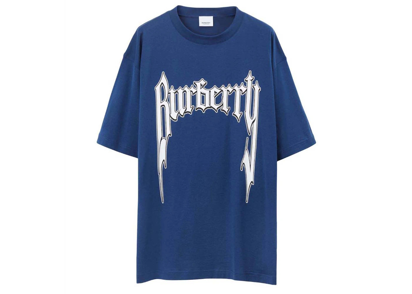 Burberry Graphic Logo-Short-Sleeve T-shirt Blue - vue 360