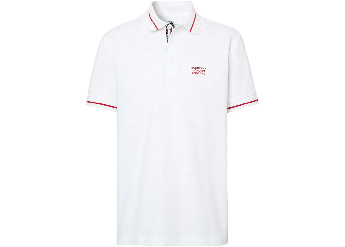 Burberry Grenford Polo White - vue 360