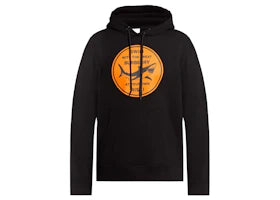 Burberry Langston Shark Hoodie Black/Orange - vue 360