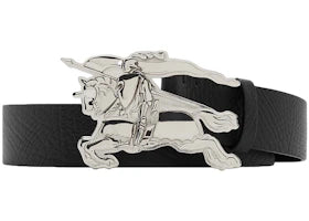 Burberry Leather Knight 1 Width Belt Black - vue 360