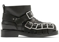 Burberry Leather Strap Boot Black (Women's)