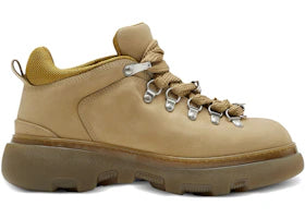 Burberry Leather Trek Boot Beige (Women's) - vue 360