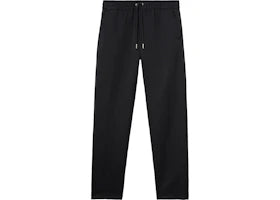 Burberry Linen Cotton Blend Sweatpants Black