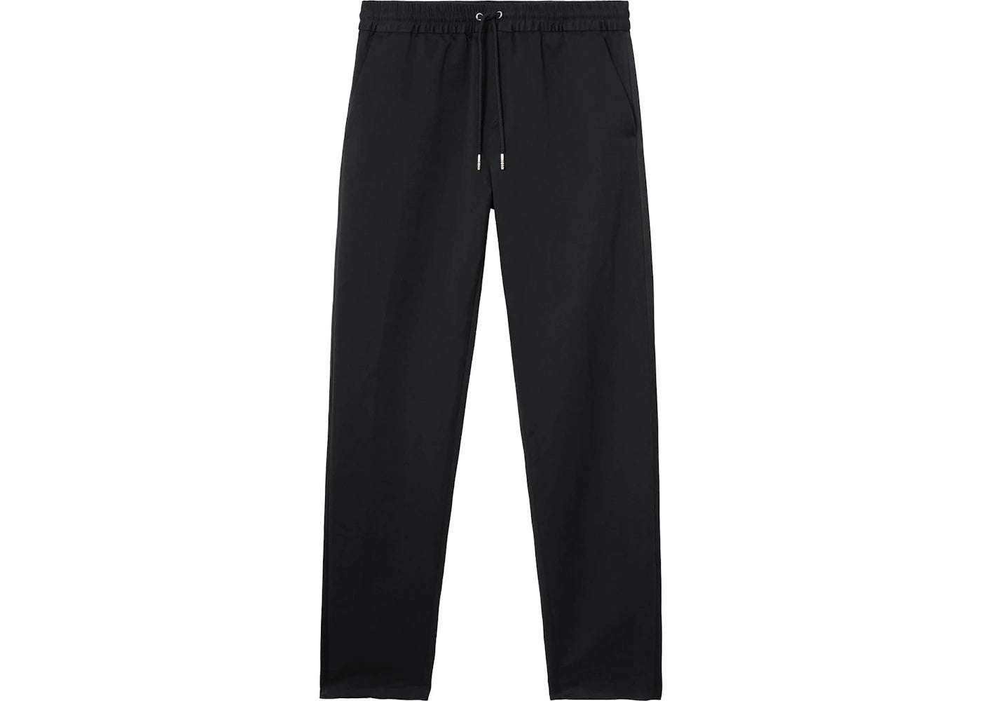 Burberry Linen Cotton Blend Sweatpants Black - vue secondaire A