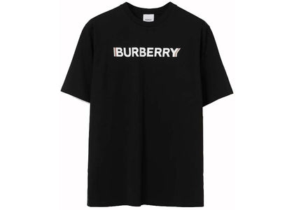Burberry Logo Print T-shirt Black/White - apparel view 2