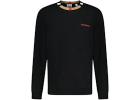 Burberry Long Sleeve Icon T-shirt Black - vue 360