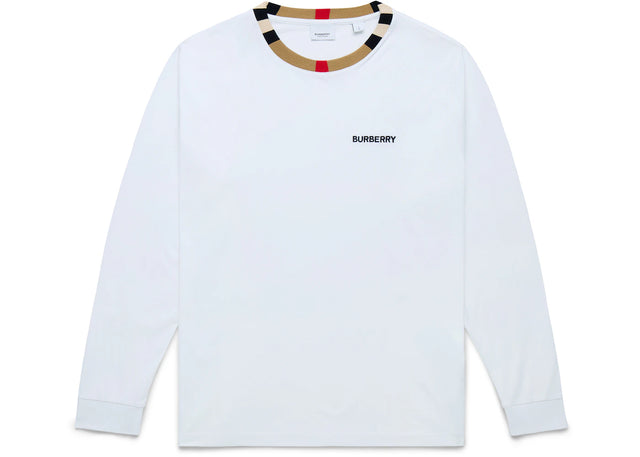 Burberry Long Sleeve Icon T-shirt White