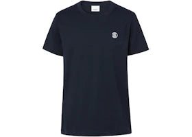 Burberry Monogram Motif Cotton T-shirt Caol Blue/White - vue 360