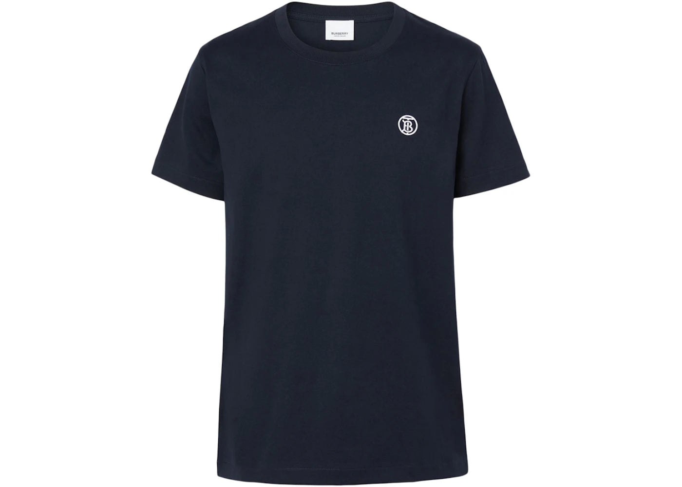 Burberry Monogram Motif Cotton T-shirt Caol Blue/White - vue secondaire A