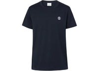Burberry Monogram Motif Cotton T-shirt Caol Blue/White