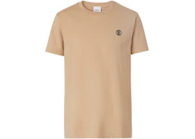 Burberry Monogram Motif Cotton T-shirt Soft Fawn/Black - vue 360