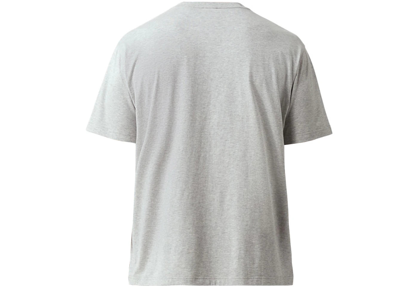 Burberry Oak Leaf Crest Cotton Oversized T-Shirt Pale Grey Melange - vue secondaire A