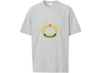 Burberry Oak Leaf Crest-Print T-shirt Grey