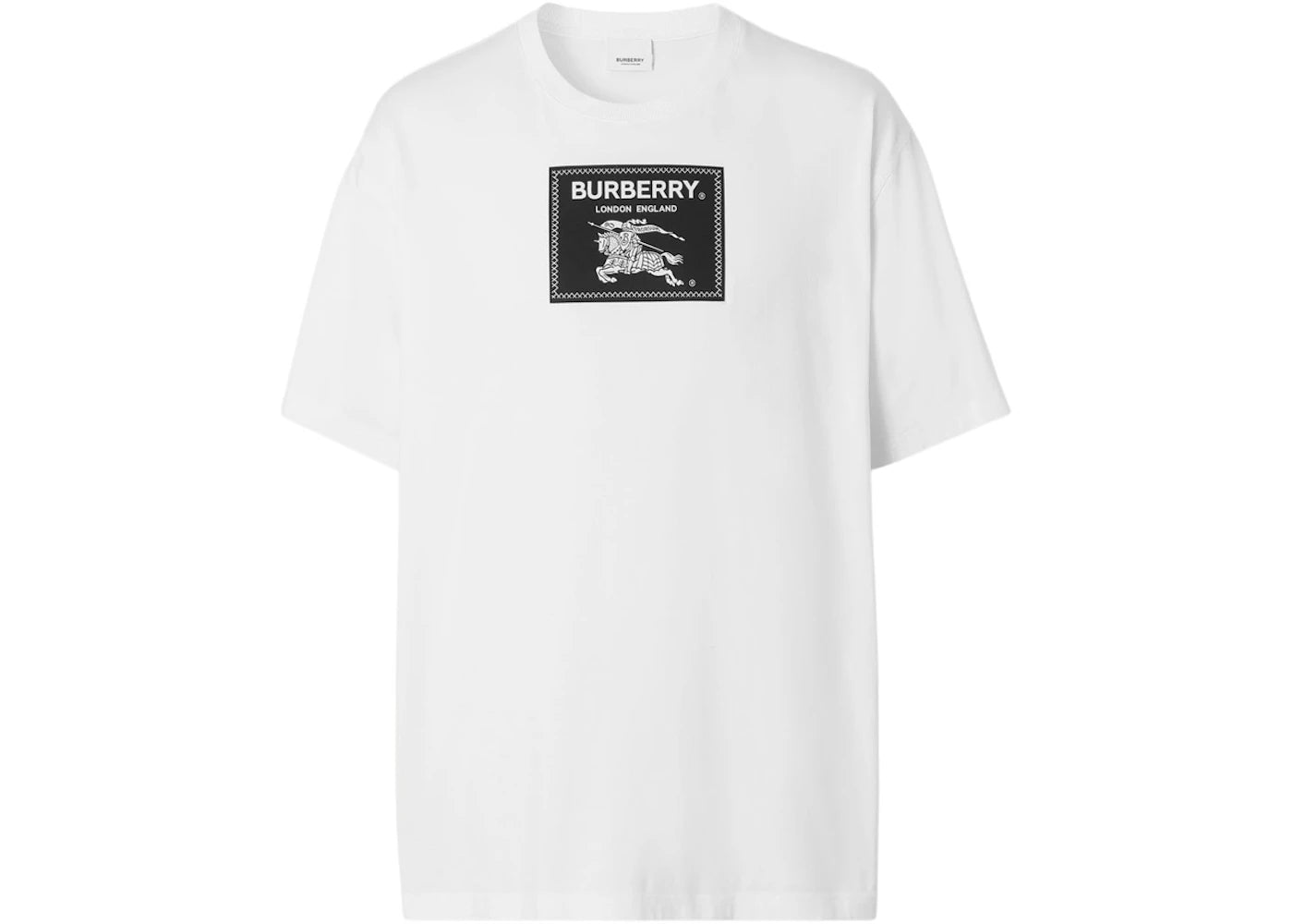 Burberry Prorsum Label Cotton T-Shirt White - vue 360