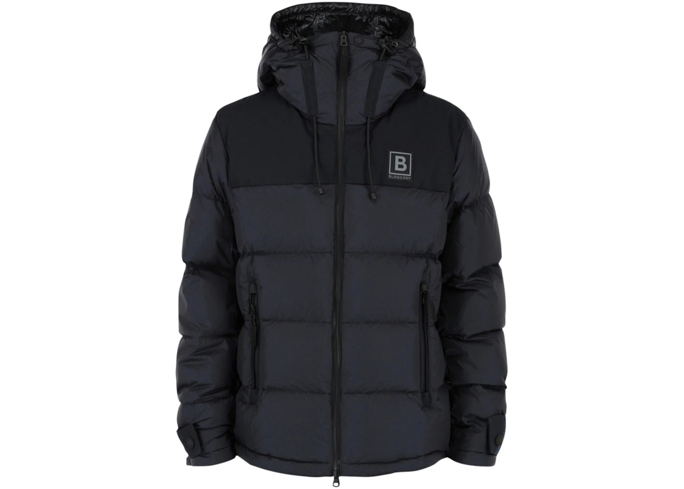 Burberry Quilted Down Short Jacket Navy - vue secondaire A