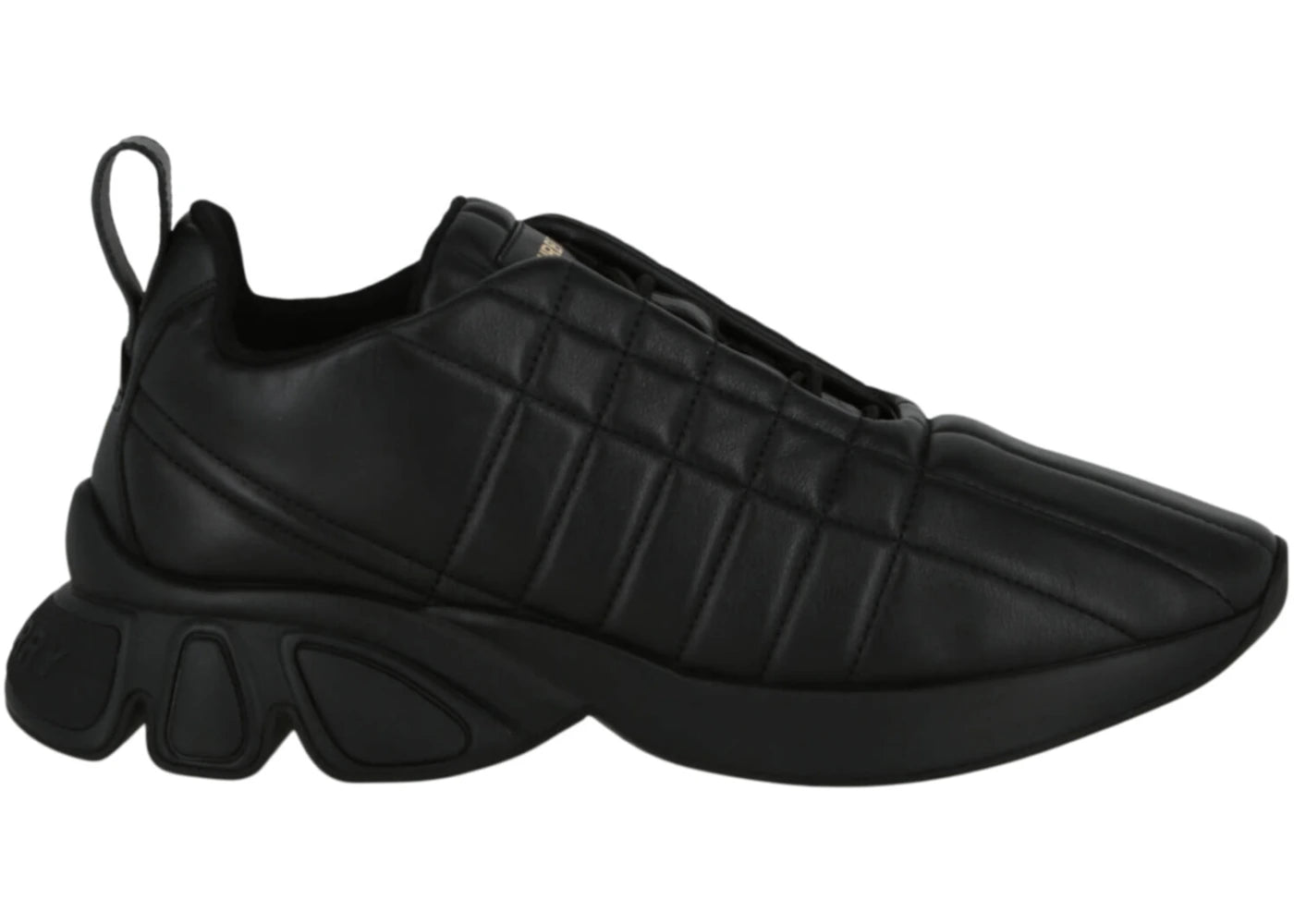 Burberry Quilted Leather Sneaker Black - vue 360